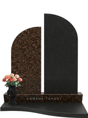 Сочетание двух видов гранита и оригинальной композиции